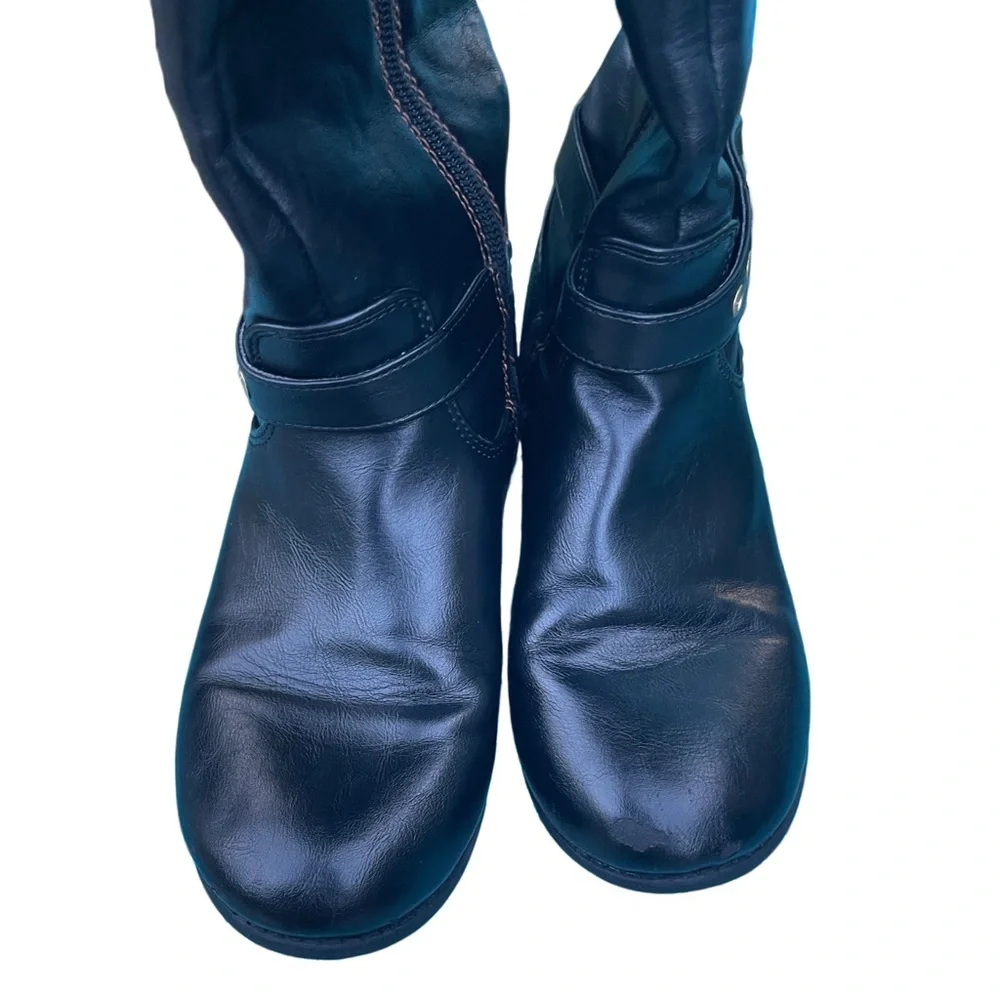 Michael Kors Emma Derby Riding Boots - Girls Size 2